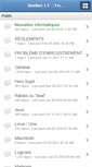 Mobile Screenshot of forums.quebecit.net